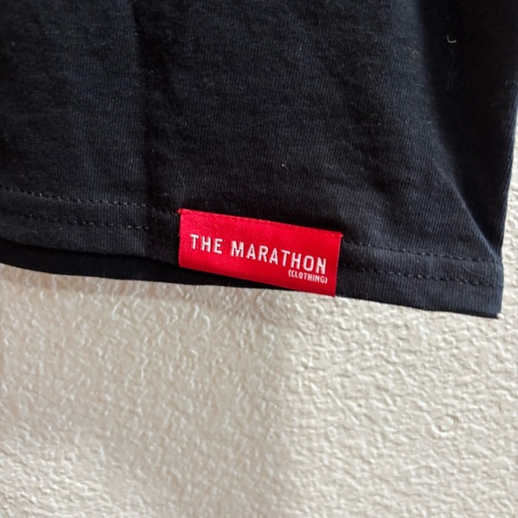 NWT The Marathon Clothing Black Tee - Picture 2 of 4
